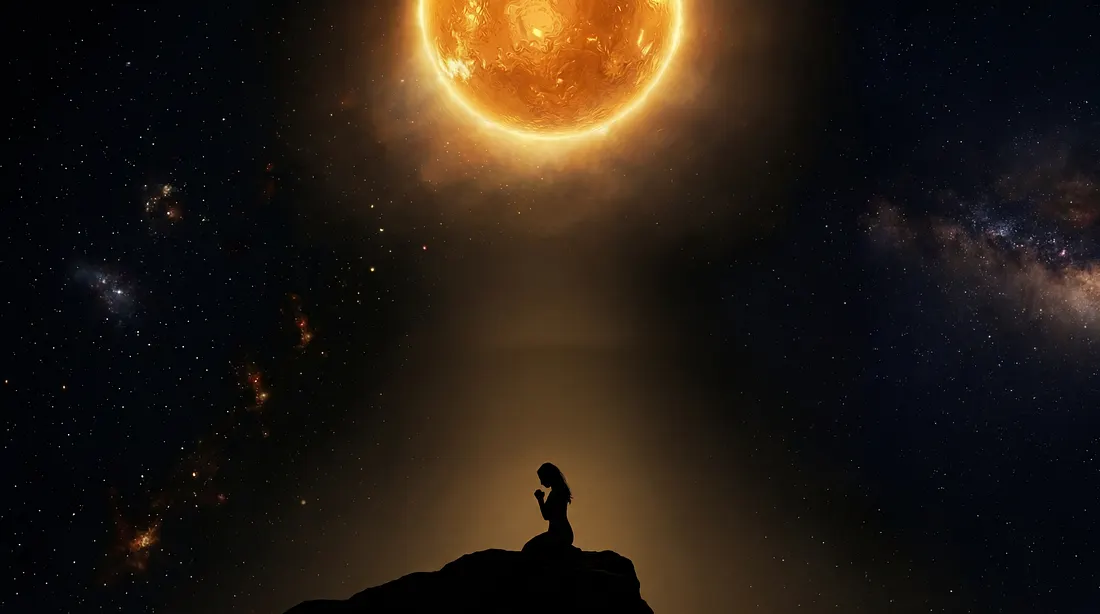 Aditi's tapasya beneath the newborn Sun